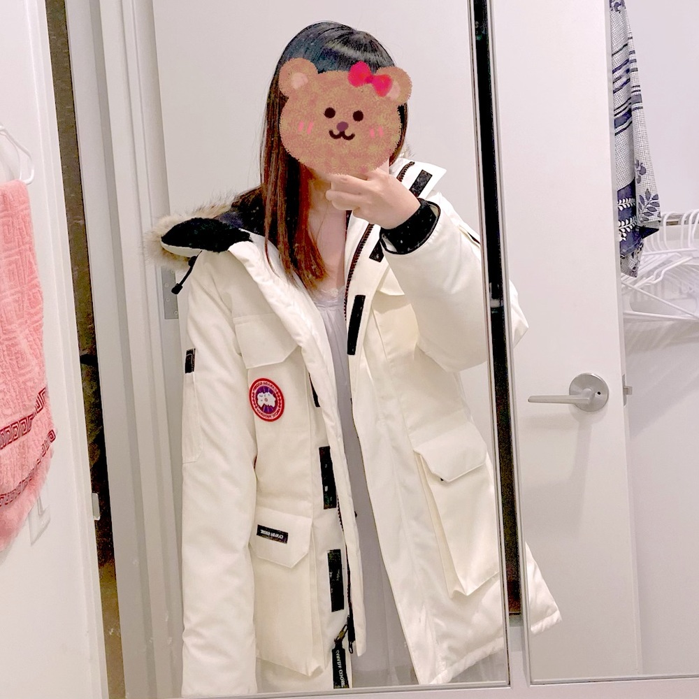 ❤️SOLD❤️Canada Goose Expedition Parka North Star White